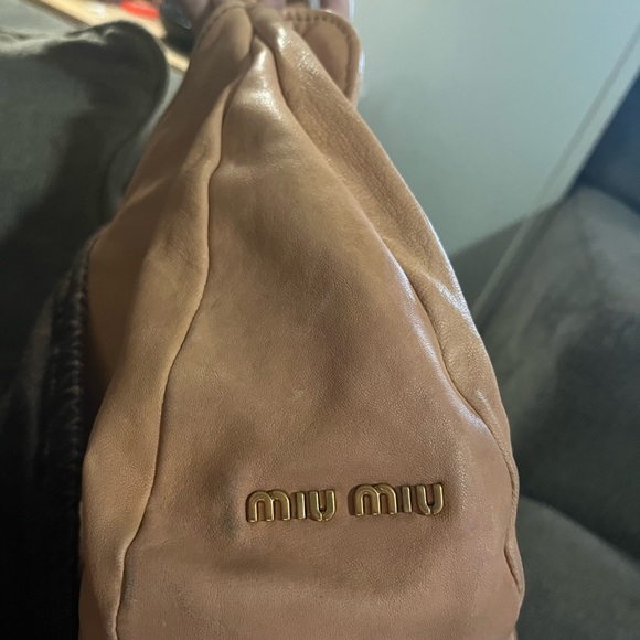 Miu Miu Large leather hobo Bag - Picture 11 of 14